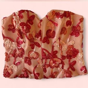 Y2K Corset Bustier Top